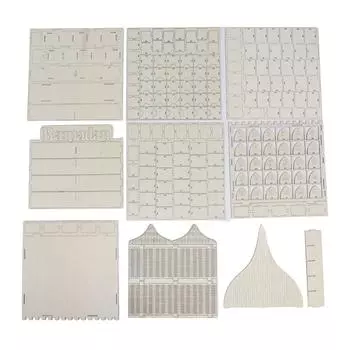 30-дневный деревянный календарь Рамадан Адвента для домашнего декора, полая сборка, Ид Мубарак, деревянный счетчик