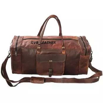 30-дюймовая мужская кожаная винтажная туристическая дорожная сумка для багажа выходного дня для занятий в спортзале 30 X 11 X 11 коричневый