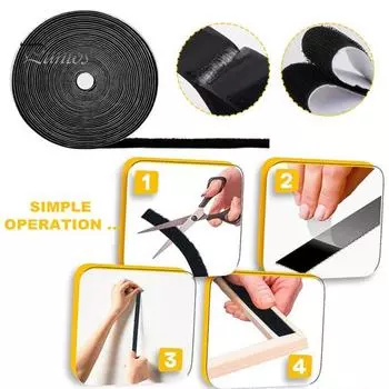 30-футовая клейкая лента с липкой основой, самоклеящаяся лента с липкой основой, легко наклеиваемая лента с липкой лентой для домашнего офиса, школы, рукоделия белый