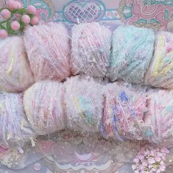 30 г/рулон пряжи для вязания крючком Magic Constellation смешанная партнерская нить DIY красочная мечтательная толстая пряжа ручной работы