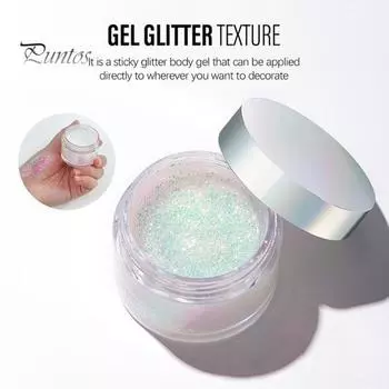 30 г Русалка с блестками гель для тела с блестками для тела, лица, теней для век, длительный блестящий гель для выделения, музыкальный фестиваль, вечеринка, карнавал, гель с блестками C