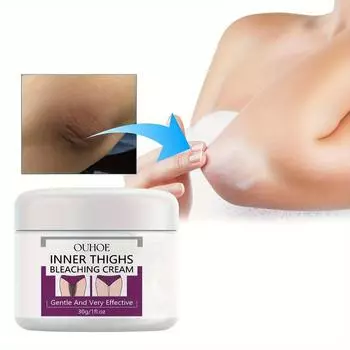 30 г увлажняющего крема для отбеливания кожи, осветляет отложения меланина в области подмышек, бедер, коленей и суставов, эффективно осветляет тон кожи 30g