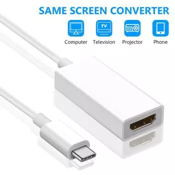 30 Гц 3,1 тип C к HDMI TV 4K кабель HDTV адаптер конвертер USB-C видео для Macbook Huawei Xiaomi