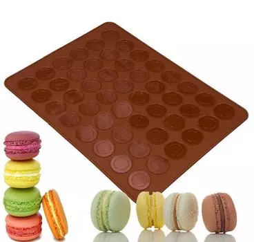 30-гнездный силиконовый коврик для макарон, антипригарная форма для выпечки, торта, макарон, форма для шоколада, посуда для выпечки, кухонные принадлежности для выпечки CHINA