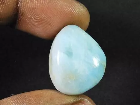 30 карат. НАТУРАЛЬНЫЙ СИНИЙ ЛАРИМАР ПЕКТОЛИТ ЛЕЧЕБНЫЙ КРИСТАЛЛ ДРАГОЦЕННЫЙ КАМЕНЬ 12X22X10 ММ SK-1065