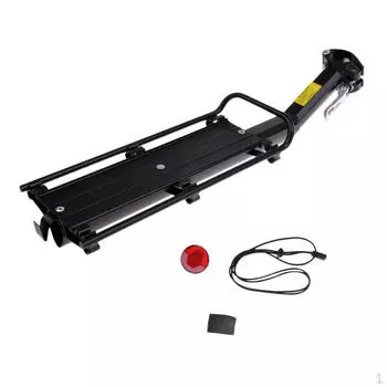 30 кг прочный сплав, задняя сумка для велосипеда, багажник, багажник, велосипедный подседельный штырь, черный