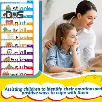 30 книг для чтения и рифмовки. Семейства слов. Буквы и звуки. Флэш-карты. Обучающие игры для изучения лексики и чтения для дошкольников. Детский сад. жёлтый