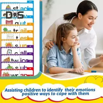 30 книг-раскладушек «Читай и рифмуй», «Семейства слов», «Звуки букв», «Карточки со словарным запасом», «Набор карточек для обучения чтению для дошкольников и детей дошкольного возраста» Sets