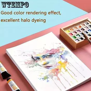 30 листов акварельной бумаги, 5,8*8,3 дюйма, 140 фунтов/300 GSM, белая акварельная бумага для живописи, рисования, художественного дневника, профессиональное художественное качество