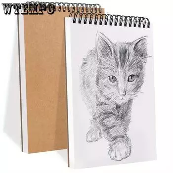 30 листов альбом для рисования 160 GSM цветной карандаш, масляная живопись, акварель, гуашь блокнот художественные школьные принадлежности блокнот для рисования карандашом 30sheets