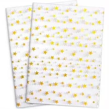 30 листов папиросной бумаги Golden Star оптом, 20 x 28 , папиросная бумага для подарочных пакетов, папиросная бумага Golden Star для Дня благодарения, дня рождения, праздника, свадьбы Golden Star