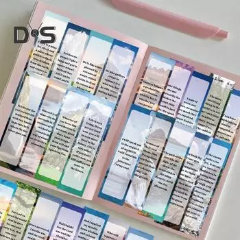 30 листов закладок со стихами из христианской Библии, бумага премиум-класса, вдохновляющий дизайн закладки с живописным фоном, вдохновляющие инструменты для чтения C