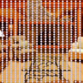 30 м акриловые хрустальные бусины для занавесок на свадьбу, день рождения, вечеринку, украшения, поделки белый