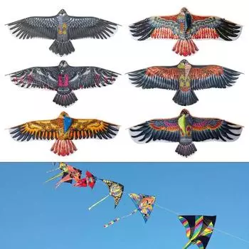 30-метровый воздушный змей Eagle Kite 1,1 м, летающие игрушки, новые воздушные змеи с птицами для детей