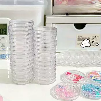 30-миллиметровая круглая пластиковая монетница-капсула, коробка для хранения коллекционных принадлежностей, защитная коробка для памятных монет