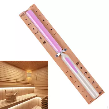 30-минутные песочные часы для сауны, настенные деревянные песочные часы, универсальные часы для кофейни Pink sand