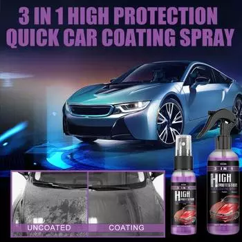 30 мл/100 мл нежирный спрей от царапин для автомобиля, пыленепроницаемый, не быстро повреждает, восстанавливает краску, гидрофобный 100ML