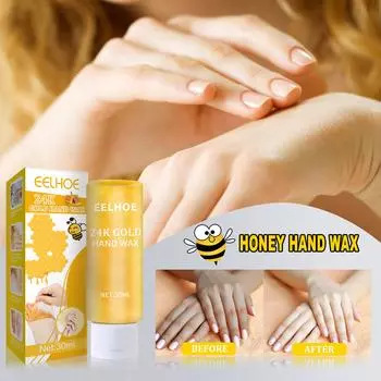 30 мл 24k Gold Honey Hand Mask, Нежная и увлажняющая маска для рук, Увлажнение и питание рук 30ml