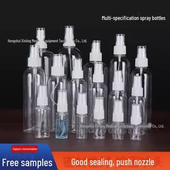 30 мл, 50 мл, 100 мл ПЭТ пластиковый прозрачный мелкодисперсный распылитель для косметики и парфюмерии 5 ml