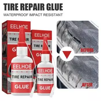 30 мл/50 мл клей для ремонта шин универсальный сильный липкий экологически чистый быстроотверждаемый сварочный клей для автомобиля 50ML