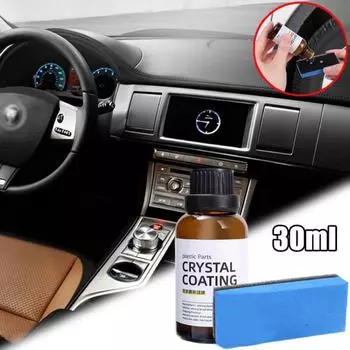 30 мл автомобильное пластиковое восстановленное покрытие средство для восстановления протектора пластиковое восстановленное покрытие кристаллическое покрытие восковая панель салон автомобиля