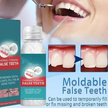 30 мл долговечные пломбировочные бусины для восстановления зубов, удобные гранулы для временного ремонта