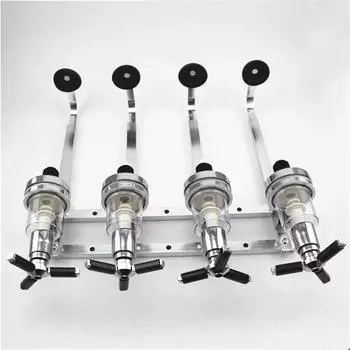 30 мл дозатор для розлива Автоматический миксер Держатель для вина настенный держатель для бутылок 4-головочный прямой ряд полки для розлива вина vinho