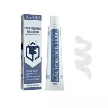 30 мл изоляционный электрический герметик жидкая лента водонепроницаемый анти УФ быстросохнущий ламповый электронный герметик для плат без коррозии белый