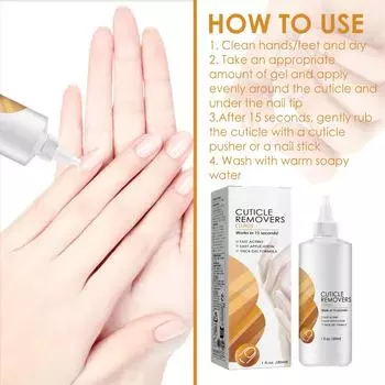 30 мл мгновенного геля для удаления кутикулы, смягчитель кутикулы, жидкость для удаления кутикулы, гель для удаления кутикулы с ногтей, Removerdor Cuticula, смягчитель кутикулы для ногтей One Size белый
