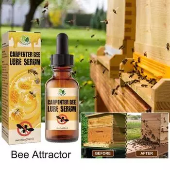 30 мл наживка для пчел, натуральные и безопасные ингредиенты, нежная, удобная приманка для пчелиного роя, ловушка для пчеловодства, оборудование для пчеловодства 30ML