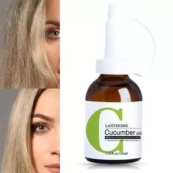 30 мл огуречное масло для лица, уменьшающее морщины, натуральное увлажняющее, против старения, товары для здорового ухода