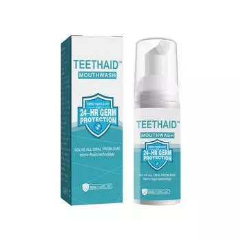 30 мл отбеливающая зубная паста, пена, натуральные ингредиенты, выпечка для чистки зубов и улучшения здоровья зубов One Size синий