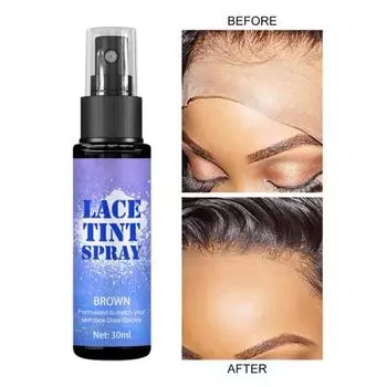 30 мл парики, кружевной оттенок, точка распыления, дизайн сопла, плавно смешанный спрей, равномерно растушевываемый консилер для париков, плавящийся консилер-спрей для парикмахерской 30ML