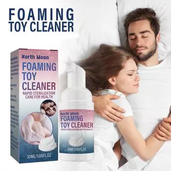 30 мл пенящееся чистящее средство для игрушек, не раздражающие ингредиенты, быстро вспенивающееся жидкое пенное средство, мягкое силиконовое чистящее средство для сексуальных игрушек для дома