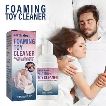 30 мл пенящееся чистящее средство для игрушек, не раздражающие ингредиенты, быстро вспенивающаяся жидкая пена, нежное силиконовое сексуальное средство для чистки игрушек для дома A