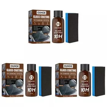 30 мл покрытие для автомобильного стекла полировка окон автомобиля против царапин гидрофобный полироль для автомобиля