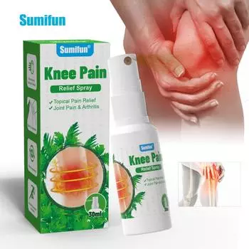 30 мл Полынь Пластырь для колена Обезболивающий спрей Китайский травяной медицинский спрей Мышечный спрей для суставов Спрей от боли в суставах Уменьшает боль 30Ml