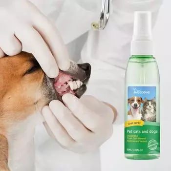 30 мл портативный спрей для полости рта домашних животных безопасные ингредиенты удобный уход чистка зубов освежитель дыхания