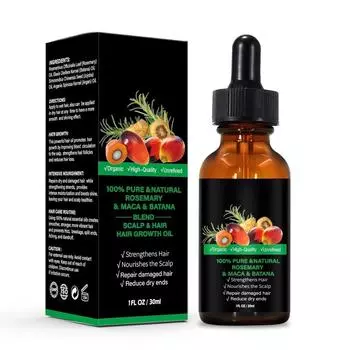 30 мл Поврежденные волосы Улучшают секущиеся кончики Питают волосы Уход за волосами Масло One Size чёрный