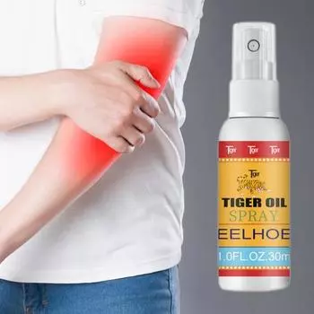 30 мл снимает мышечное напряжение не раздражающий функциональный быстрый эффект спрей для суставов тигровое масло спрей от боли в суставах 30ML