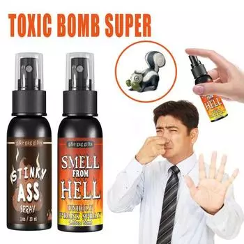 30 мл спрей-спрей для Хэллоуина, без креатива, забавный вонючий, стойкий, улучшает атмосферу, не резкий, очень сильный вонь A