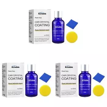 30 мл Средство для восстановления пластика Пластиковые детали Кристаллическое покрытие Керамическое покрытие Средство