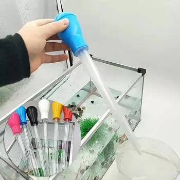 30 мл удобная капельница для чистки аквариума герметичная пластиковая хорошая долговечность капельница для смены воды в аквариуме для ежедневного использования розовый