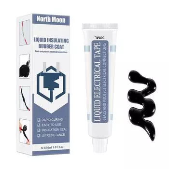 30 мл жидкий изоляционный клей для электрических проводов, кабелей, быстросохнущий клей белый