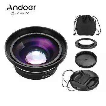 30 мм 37 мм 0,39X широкоугольный макрообъектив Full HD для цифровой видеокамеры Ordro