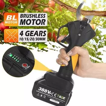 30 мм бесщеточные беспроводные электрические аккумуляторные ножницы инструмент для обрезки ветвей секаторы дерево садовый инструмент для батареи Makita 1*Battery