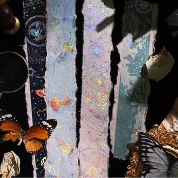 30 мм ширина Dream Stars лазерная маскировочная лента Васи Волшебная карта декоративные клейкие ленты Decora Стикеры для скрапбукинга канцелярские принадлежности