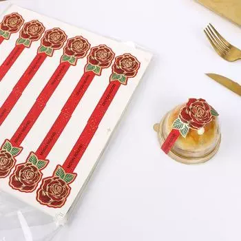 30 пар 3D-наклейка в виде цветка розы, декоративная вакуумная коробка для лунного пряника, упаковочная коробка для яичного желтка, подарочные аксессуары для вечеринок other
