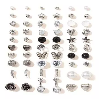 30 пар сережек, комплект из последних стильных сережек с кристаллами и жемчугом для женщин и девушек, подарок на День святого Валентина для девушки