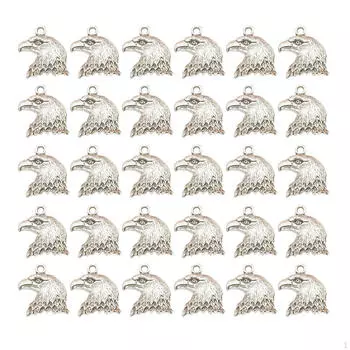 30 подвесок в виде орла с отверстиями, принадлежности для изготовления ювелирных изделий, браслетов